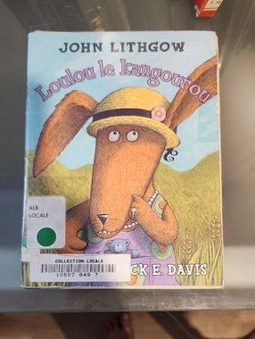 📚 4/$20 📚 Loulou le Kangourou Children's Book, By John Lithgo